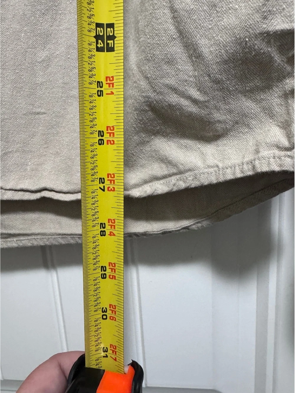 The North Face Herringbone Work Shirt Men’s XL Khaki Heritage Long Sleeve